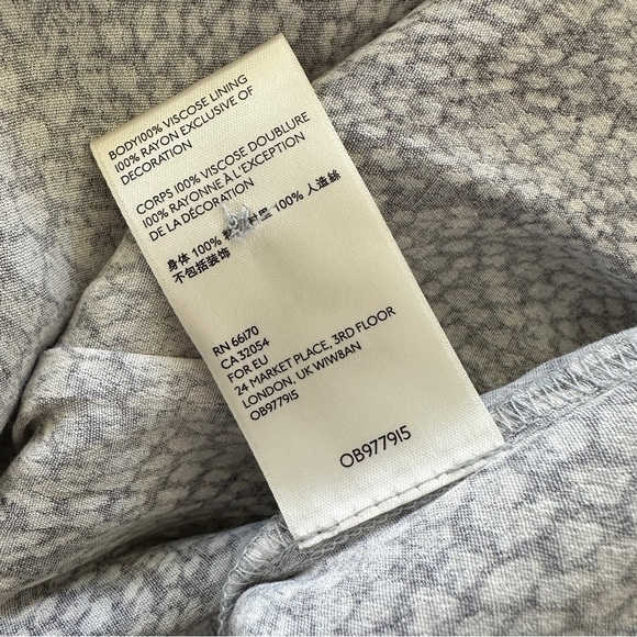 Anthropologie Black and White Maxi Dress size 8 - Picture 6 of 6